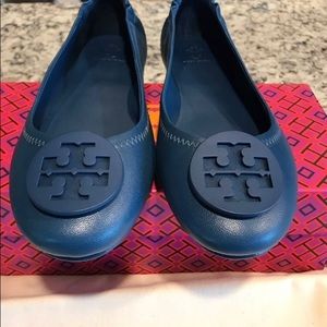New Tory Burch Minnie Travel Ballet flat Size 8